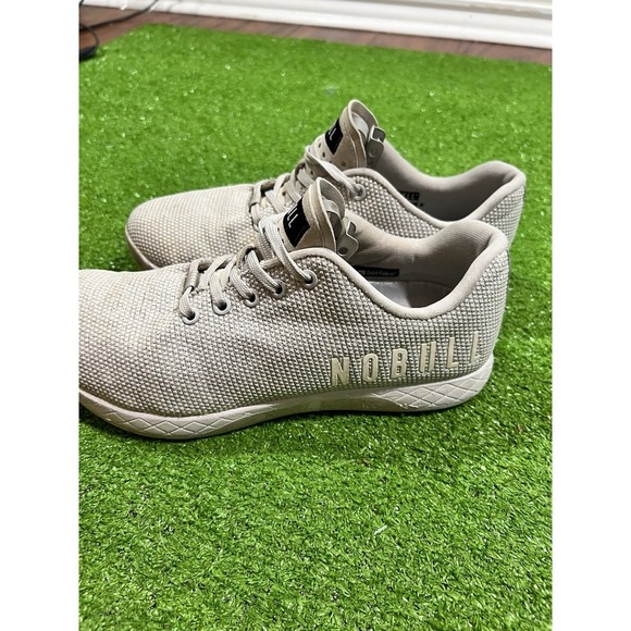 NoBull Outwork Shoes Womens 8.5 Gray Trainers Athletic Super Fabric CrossFit - Picture 3 of 7